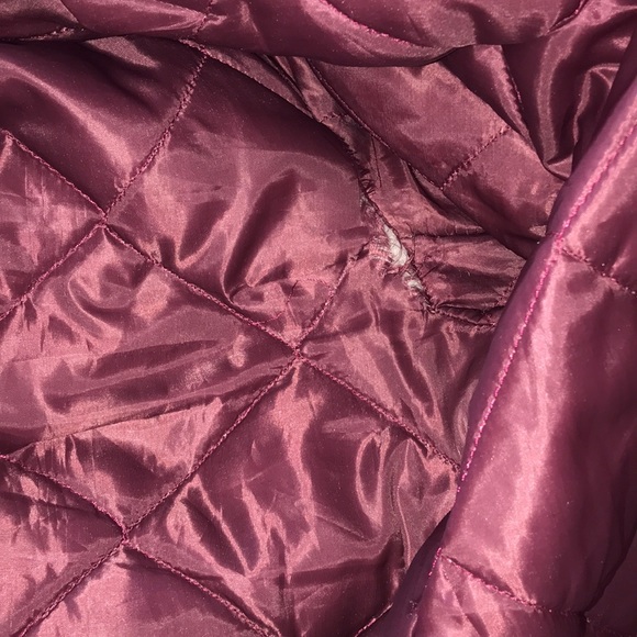Burgundy Bomber Jacket💋 - Picture 5 of 8